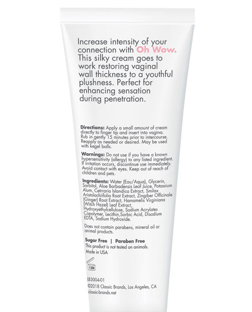 CGC Oh Wow Tightening Gel - 1 oz Au Natural - Empower Pleasure