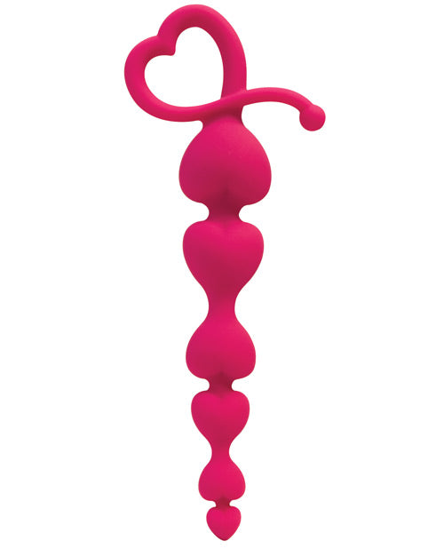 Curve Novelties Gossip Hearts on a String - Magenta - Empower Pleasure