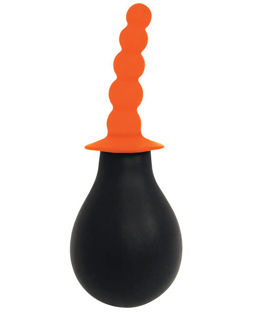 Curve Novelties Rooster Tail Cleaner Rippled - Orange - Empower Pleasure