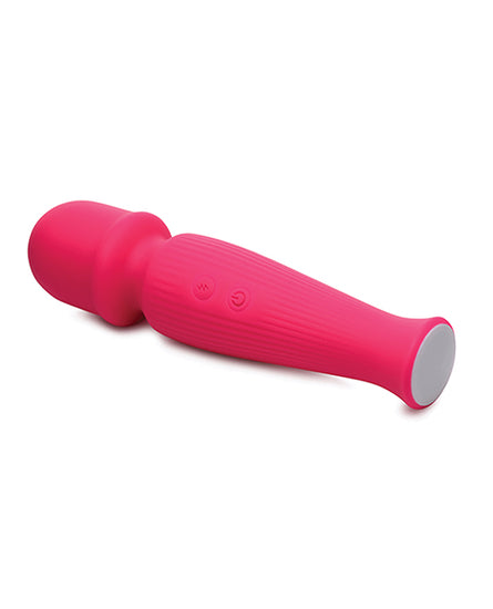 Curve Novelties Gossip Silicone Vibrating Wand 10x - Magenta - Empower Pleasure