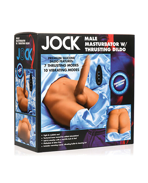 Curve Toys Jock Male Masturbator with Thrusting Dildo - Empower Pleasure