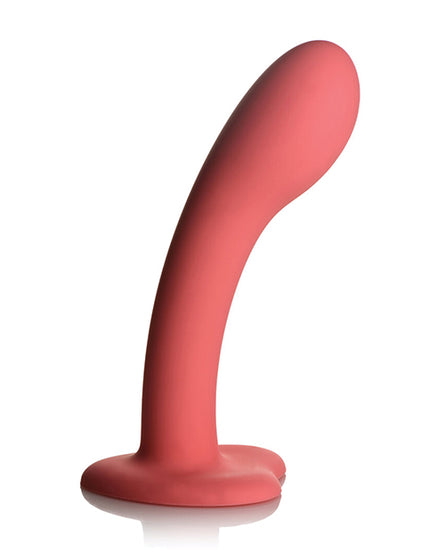 Curve Toys Simply Sweet 7" G Spot Silicone Dildo - Pink - Empower Pleasure