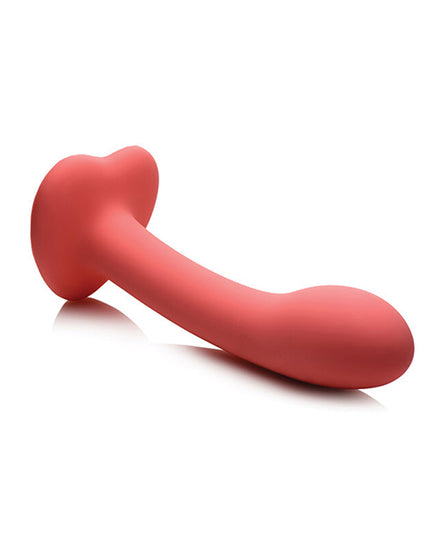 Curve Toys Simply Sweet 7" G Spot Silicone Dildo - Pink - Empower Pleasure