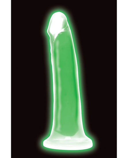 Curve Toys Lollicock 7" Glow In The Dark Silicone Dildo - Green - Empower Pleasure