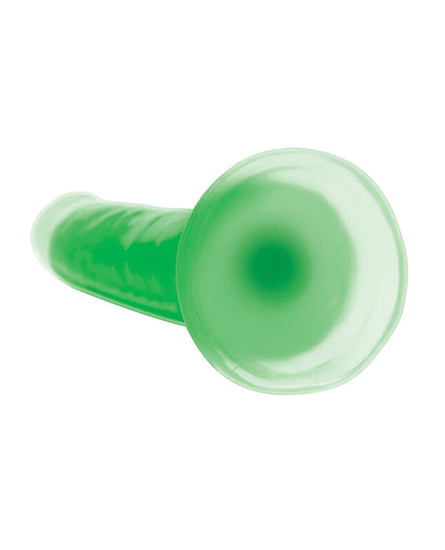 Curve Toys Lollicock 7" Glow In The Dark Silicone Dildo - Green - Empower Pleasure