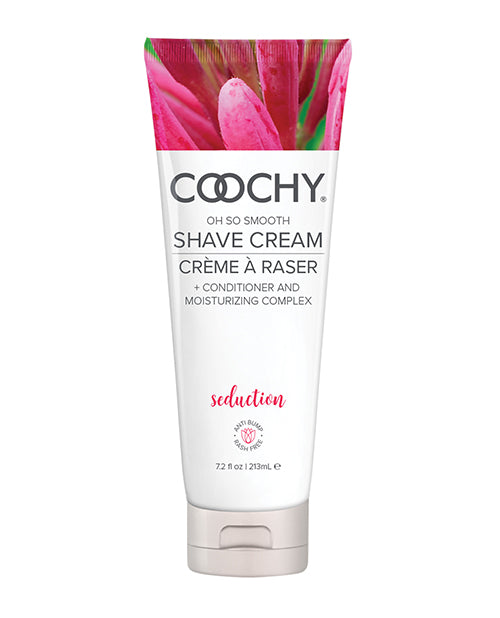 COOCHY Seduction Shave Cream - 7.2 oz Honeysuckle/Citrus - Empower Pleasure
