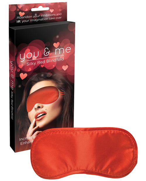 You & Me Silky Red Blindfold - Empower Pleasure