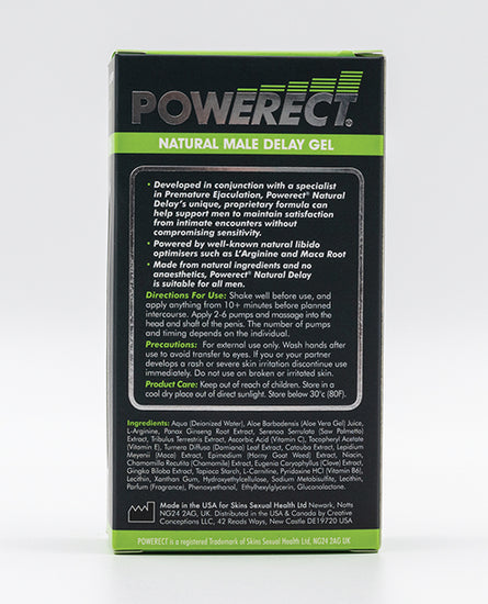 Powerect Natural Delay Serum - 30 ml - Empower Pleasure