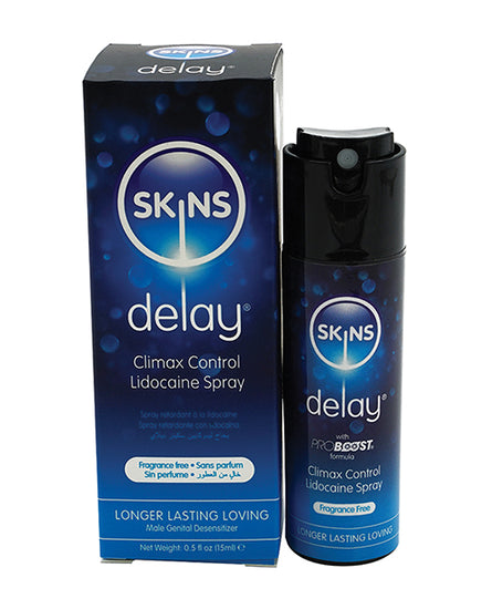 Skins Lidocaine Delay Spray - 15 ml - Empower Pleasure