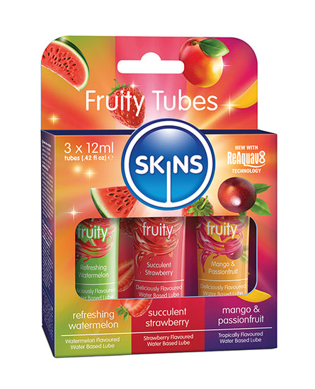 Skins Fruity Tubes - 12 ml Tubes Pack of 3 - Empower Pleasure
