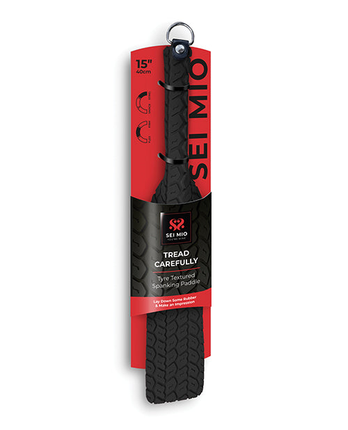 Sei Mio Tyre Paddle Large - Black - Empower Pleasure