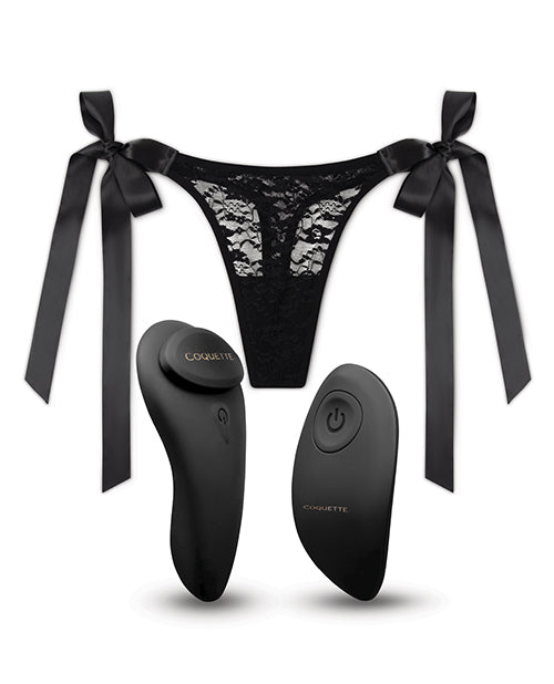 Coquette The Secret Panty Vibe - Black/Rose Gold - Empower Pleasure