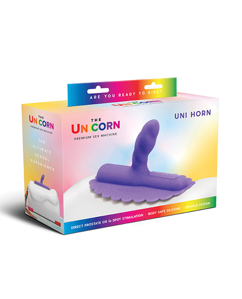 The Cowgirl Unicorn Uni Horn Silicone Attachment - Purple - Empower Pleasure