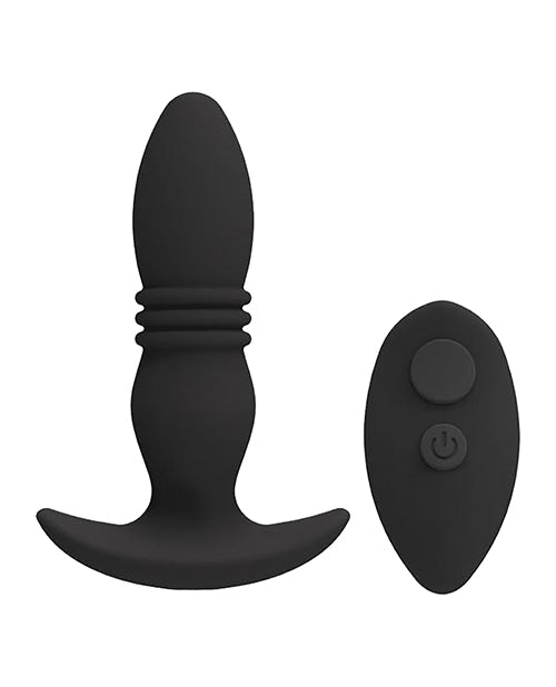 A Play Rise Rechargeable Silicone Anal Plug with Remote - Empower Pleasure