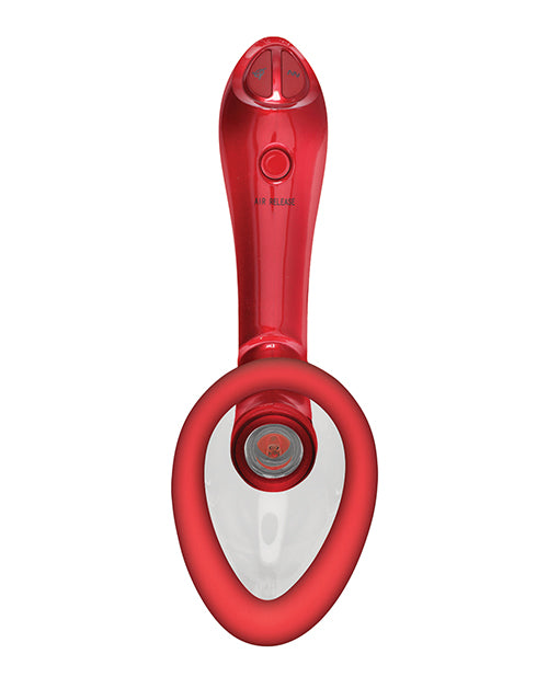 Bloom Intimate Body Automatic Vibrating Rechargeable Pump Limited Edition - Red - Empower Pleasure