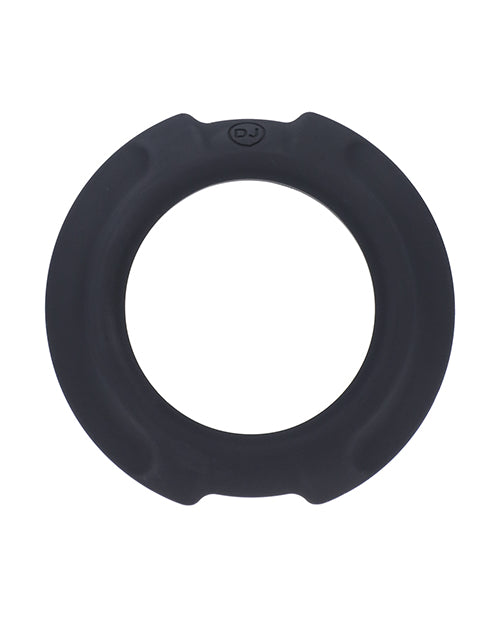 OptiMale FlexiSteel Cock Ring - 43mm Black - Empower Pleasure