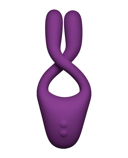 Tryst V2 Bendable Multi Zone Massager with Remote - Purple - Empower Pleasure