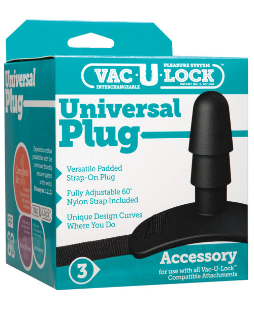 Vac-U-Lock Universal Plug - Black - Empower Pleasure