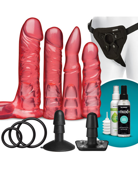 Vac-U-Lock Crystal Jellies Set - Pink - Empower Pleasure