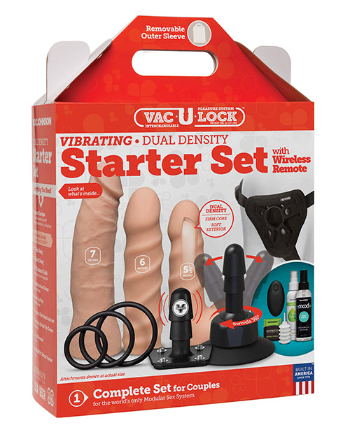 Vac-U-Lock Dual Density Starter Set With Wireless Remote - Empower Pleasure