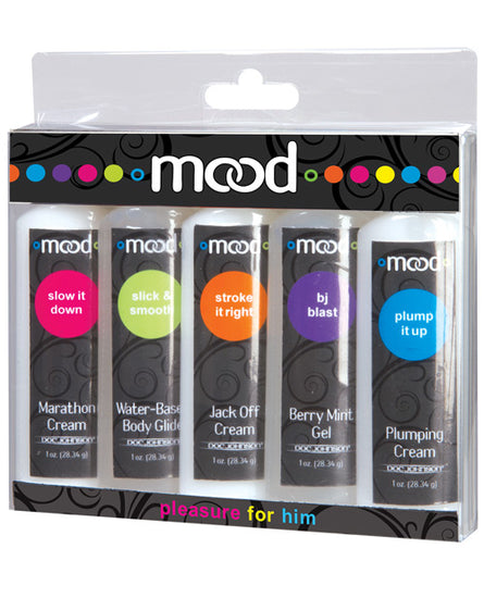 Mood Lube Pleasure for Him - Asst. Pack of 5 - Empower Pleasure