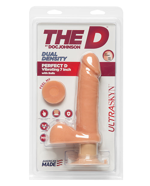 The D 7" Perfect D Vibrating with Balls - Empower Pleasure