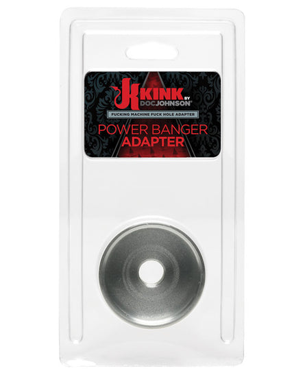 Kink Fucking Machines Power Banger Adapter for Fuck Hole Variable Pressure Stroker - Silver - Empower Pleasure