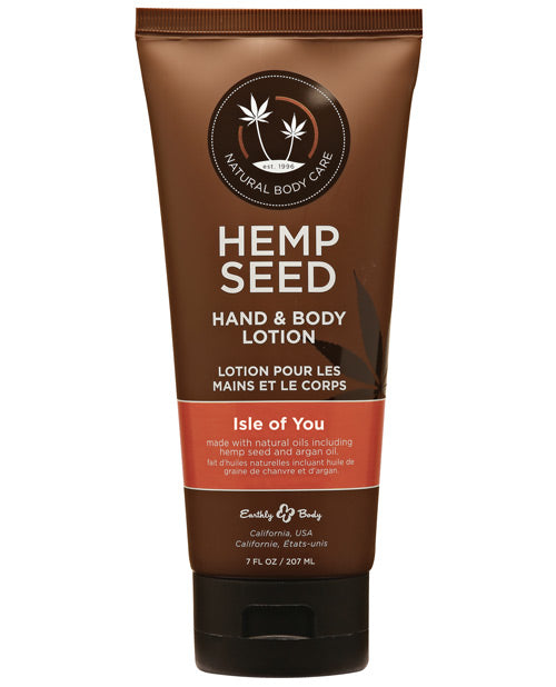 Earthly Body Hand & Body Lotion - 7 oz - Isle of You - Empower Pleasure