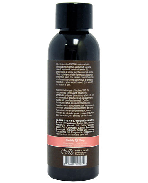 Earthly Body Massage Oil - 2 oz - Isle of You - Empower Pleasure