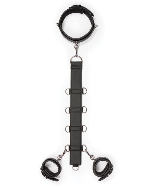 Easy Toys Neck To Wrist Restraint Set - Black - Empower Pleasure