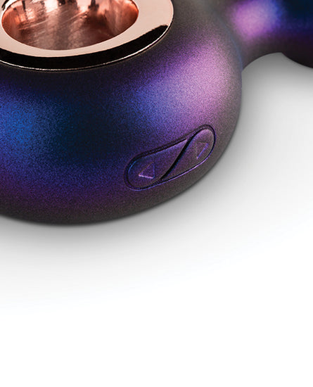 Hueman Deep Space Vibrating Anal Plug - Purple - Empower Pleasure