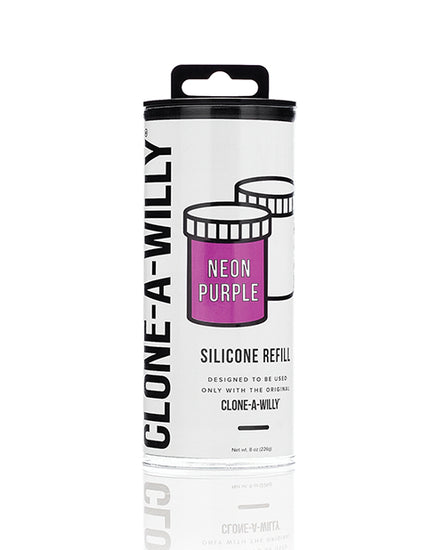 Clone-A-Willy Silicone Refill - Neon Purple - Empower Pleasure