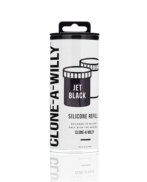 Clone-A-Willy Silicone Refill - Jet Black - Empower Pleasure