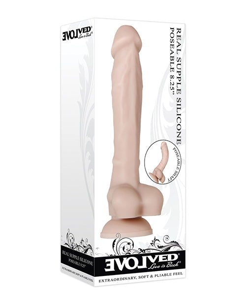 Evolved Real Supple Silicone Poseable 8.25" - Empower Pleasure
