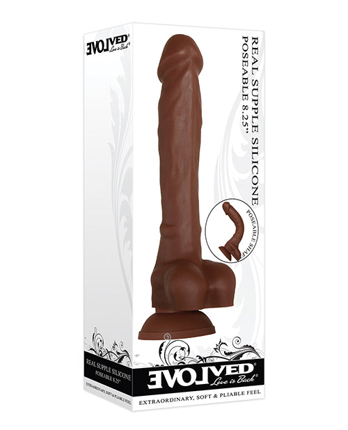 Evolved Real Supple Silicone Poseable 8.25" - Empower Pleasure