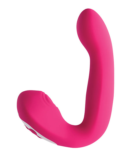 Evolved Buck Wild Come Hither Dual End Massager - Pink - Empower Pleasure