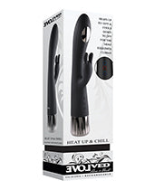 Evolved Heat Up & Chill G-Spot Rabbit - Black - Empower Pleasure