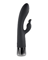 Evolved Heat Up & Chill G-Spot Rabbit - Black - Empower Pleasure
