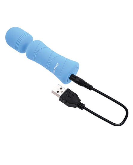 Evolved Out of The Blue Vibrating Mini Wand - Blue - Empower Pleasure