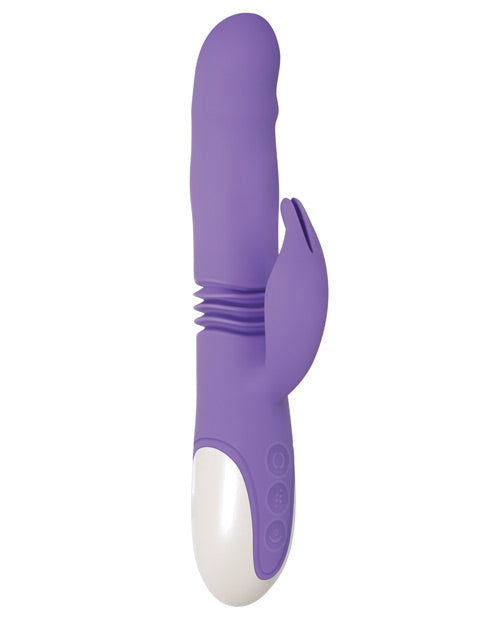 Evolved Thick & Thrust Bunny Dual Stim Rechargeable - Purple - Empower Pleasure
