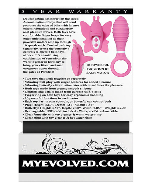 Evolved Double Date Kit - Pink - Empower Pleasure