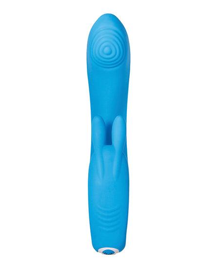 Evolved Sea Breeze Bunny Rechargeable Dual Stim - Blue - Empower Pleasure