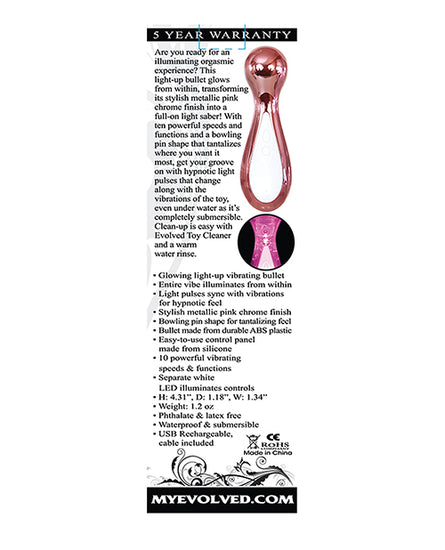 Evolved Starlite Bullet - Pink - Empower Pleasure
