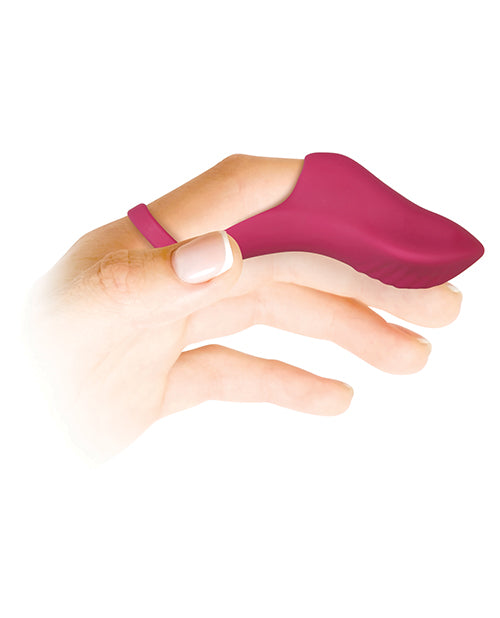 Evolved Frisky Finger Rechargeable Bullet - Burgundy - Empower Pleasure