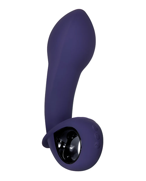 Evolved Inflatable G Rechargeable Vibrator - Purple - Empower Pleasure