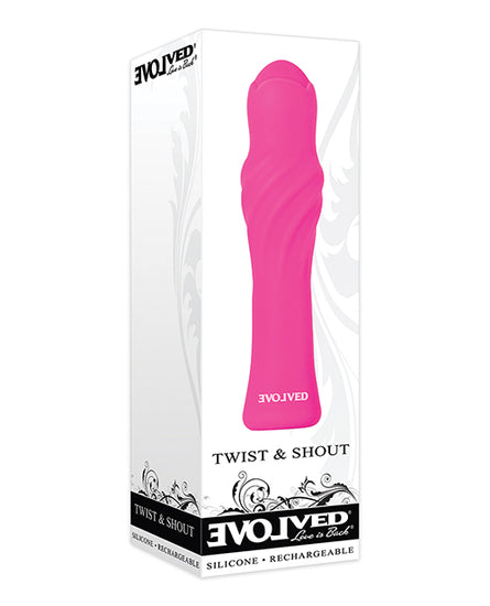 Evolved Twist & Shout Rechargeable Bullet - Pink - Empower Pleasure