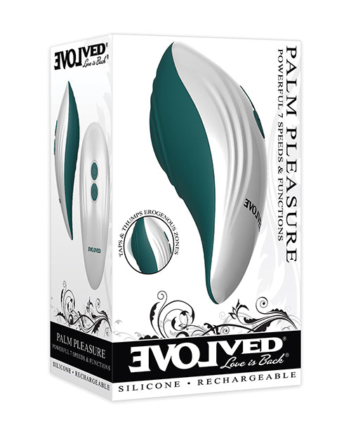 Evolved Palm Pleasure - Teal - Empower Pleasure