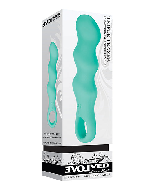 Evolved Triple Teaser - Teal - Empower Pleasure