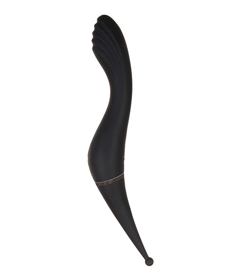 Evolved Tantalizing Teaser Dual-End Vibrator - Black - Empower Pleasure