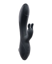 Evolved Rabbit Hole Triple Stimulation Vibrator - Black - Empower Pleasure